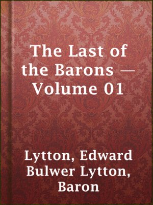 cover image of The Last of the Barons — Volume 01